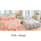🛏️Two-layer three-piece set with lotus motif lace bedspread and pillowcases
