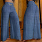 👖 50% OFF! 💃 Women's trousers – High waist, wide leg, with belt accent & versatile look ✨