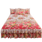 💐Multi-Size 3-Piece Floral Ruffled Bed Skirt Set