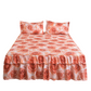 💐Multi-Size 3-Piece Floral Ruffled Bed Skirt Set