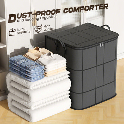 🛏️ LIMITED‑TIME 50% OFF! 📦 Heavy‑Duty Bedding Organizer Bag – Dust‑Proof Non‑Woven, Reinforced Handles & Large Closet Storage 🏡