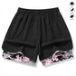 🔥 50% OFF NOW! 🏃‍♀️ 2-in-1 Athletic Shorts – Breathable, Camo Liner & Pockets for Women ✨