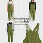 🔥Spring Hot Sale🔥Women's Casual Loose Fit Button-Front Overalls