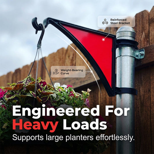 Multi-Use Patio & Garden Fence Post Hanger Hook