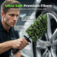 ⏳Time-Limited Special⏰Wheel Barrel Cleaning Brush – Deep Reach Microfiber for Rims, Calipers & Engine Bay – Scratch-Free Soft Bristles, Ergonomic Grip + Knuckle Guard – Includes Storage Box