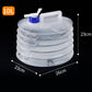 📢📢40% OFF!! ⏰ Collapsible Water Container with Spigot – Space-Saving, Compact, 5 Sizes from 3L to 15L, Ideal for Camping & Outdoor 🏕
