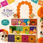 🎉 50% OFF! 💀🌼 Day of the Dead 3-Tier Wooden Ofrenda Altar – Exquisite Hollowed Patterns, DIY Painting Option & Easy No-Tool Assembly – Honor Loved Ones Beautifully 🕯️✨