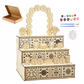 🎉 50% OFF! 💀🌼 Day of the Dead 3-Tier Wooden Ofrenda Altar – Exquisite Hollowed Patterns, DIY Painting Option & Easy No-Tool Assembly – Honor Loved Ones Beautifully 🕯️✨