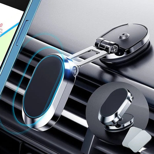 📱 LIMITED‑TIME 50% OFF! ⚡ Upgrade Foldable Magnetic Car Phone Holder – Strong Suction, 360° Rotatable, Compact ✨