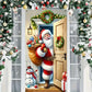 🎄 50% OFF! ✨ Christmas Door Cover for Instant Holiday Decor – Vibrant Santa & Snowman Designs, Fade-Resistant Premium Polyester & Easy Hang – Festive Cheer for Doors, Walls & Backdrops 🎅