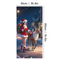 🎄 50% OFF! ✨ Christmas Door Cover for Instant Holiday Decor – Vibrant Santa & Snowman Designs, Fade-Resistant Premium Polyester & Easy Hang – Festive Cheer for Doors, Walls & Backdrops 🎅