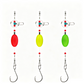 🎣 Pre-Tied Surf Fishing Rigs: High-Buoyancy Floats, Forged Circle Hooks, 90lb Leader, Ready to Use
