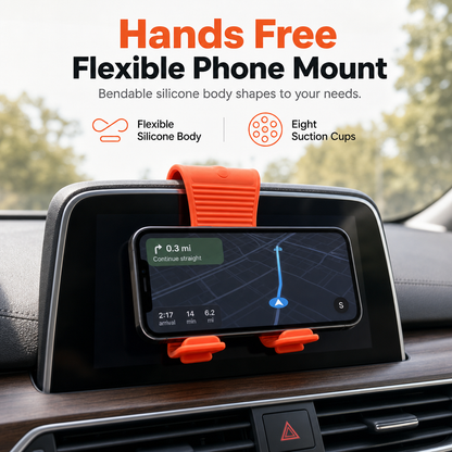 Portable Foldable X-Shaped Silicone Phone Stand Flexible Mobile Phone Holder