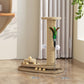 🐾 50% OFF! ✨ Interactive Cat Scratching Post – Sisal-Wrapped Durable Post, Feather Teaser & Ball Toys & Sturdy Stable Base – Healthy Scratching & Hours of Fun 🎾
