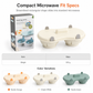 ✨New Arrival✨Double Compartment Microwave Egg Steamer Box Kitchen Egg Cooking Mold