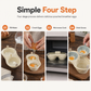 ✨New Arrival✨Double Compartment Microwave Egg Steamer Box Kitchen Egg Cooking Mold