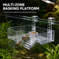Adjustable Hanging Acrylic Turtle Basking Platform for High Water Level Tanks