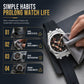 ⌚🕳️Men’s Sport Quartz Watch | Mechanical-Style Hollow-Dial Design with Luminous Hands & Date💎