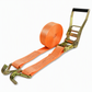 Heavy Duty Ratchet Tie Down Strap Cargo Lashing Strap with Tensioner and Double Hooks for Car and Truck Luggage Securing