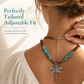 ⏳Limited-time 50% off💥Vintage Bohemian Style Suede Layering Necklace for Women with Dragonfly or Waterdrop Pendant
