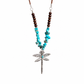 ⏳Limited-time 50% off💥Vintage Bohemian Style Suede Layering Necklace for Women with Dragonfly or Waterdrop Pendant