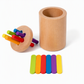 🥳2026 HOT SALE🥳💞50K+ SOLD! 💕✨ 50% OFF!🍼 Montessori Color Sorting Toy Set with Cups and Sorting Sticks for Toddlers