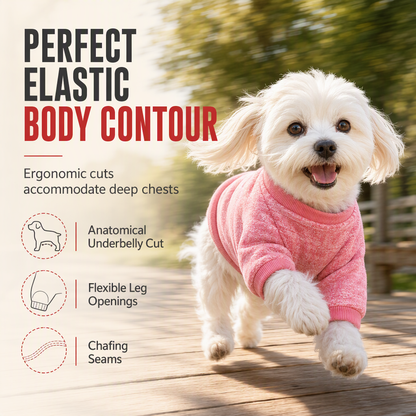 Knitted Dog Hoodie for Autumn and Winter