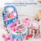 👑50% OFF💖Girls Vanity Toy Set with Dolls and Beauty Accessories🎀