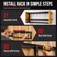 🔩 Wall-Mounted Power Tool Organizer – Heavy-Gauge Steel, Drill Charging Station & Dual Pegboards – Garage Storage 💪