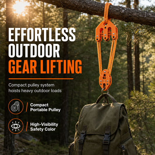 Hoist Block and Tackle Hunting Equipment Hoisting System