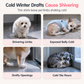 Cute Panda Pet Jumpsuit Warm Lined Autumn Winter Four-Legged Clothes for Small Dogs and Cats