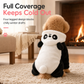Cute Panda Pet Jumpsuit Warm Lined Autumn Winter Four-Legged Clothes for Small Dogs and Cats