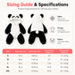 Cute Panda Pet Jumpsuit Warm Lined Autumn Winter Four-Legged Clothes for Small Dogs and Cats