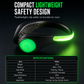 LED Glowing Shoe Clip Light Flashing Safety Warning Light for Night Running and Cycling